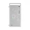 Obudowa PC AEROCOOL PGS CS-109-G-WT-v1 Mini Tower SPCC biała — microATX, GPU do 26 cm, FRGB, front mesh