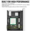 Obudowa PC AEROCOOL PGS CS-109-G-WT-v1 Mini Tower SPCC biała — microATX, GPU do 26 cm, FRGB, front mesh