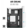 Obudowa PC AEROCOOL PGS CS-109-G-WT-v1 Mini Tower SPCC biała — microATX, GPU do 26 cm, FRGB, front mesh