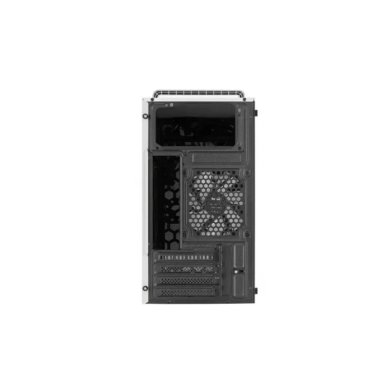 Obudowa PC AEROCOOL PGS CS-109-G-WT-v1 Mini Tower SPCC biała — microATX, GPU do 26 cm, FRGB, front mesh