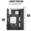 Obudowa PC AEROCOOL PGS CS-109-G-WT-v1 Mini Tower SPCC biała — microATX, GPU do 26 cm, FRGB, front mesh