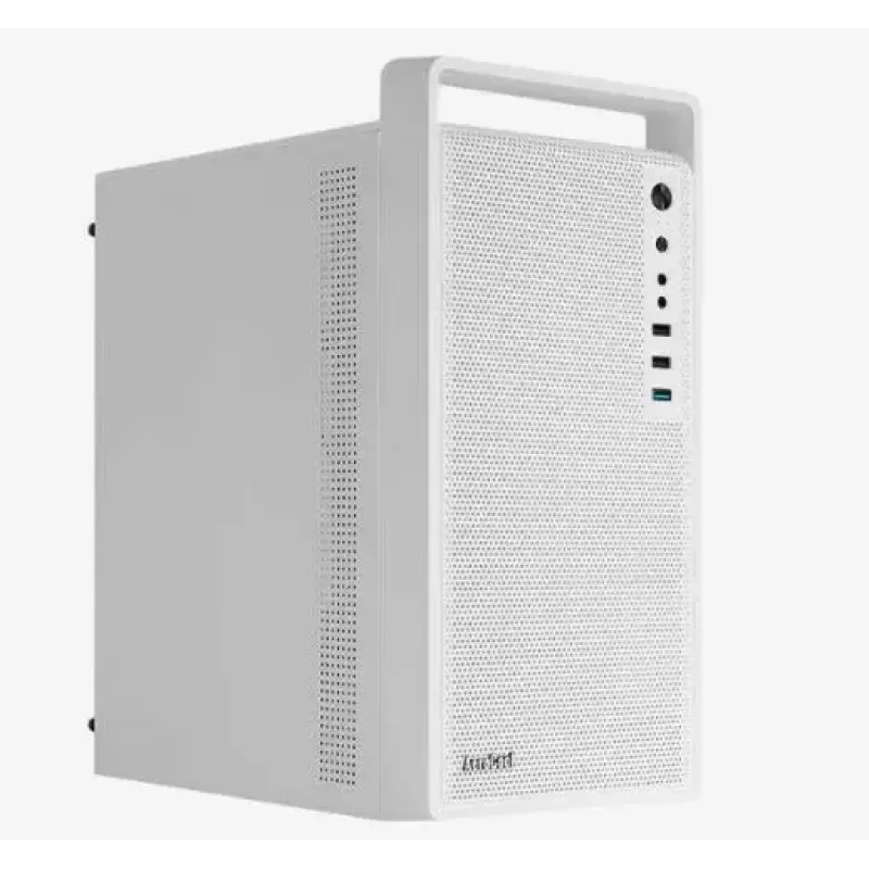 Obudowa PC AEROCOOL PGS CS-109-G-WT-v1 Mini Tower SPCC biała — microATX, GPU do 26 cm, FRGB, front mesh