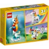 Zabawka konstrukcyjna LEGO Creator 3in1 31140 Magiczny Jednorożec, 145 elementów, wysokość 130 mm, wiek 7+