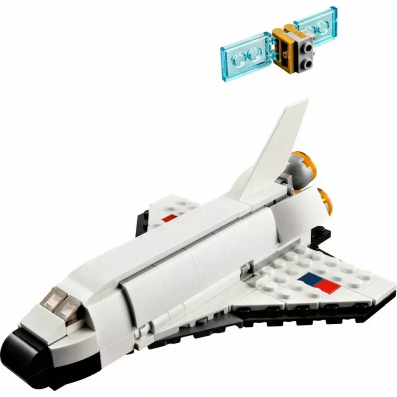 Zestaw konstrukcyjny LEGO Creator 3-w-1 Prom kosmiczny 31134 — 144 elementy, dla dzieci od 6 lat, 160×120×60 mm