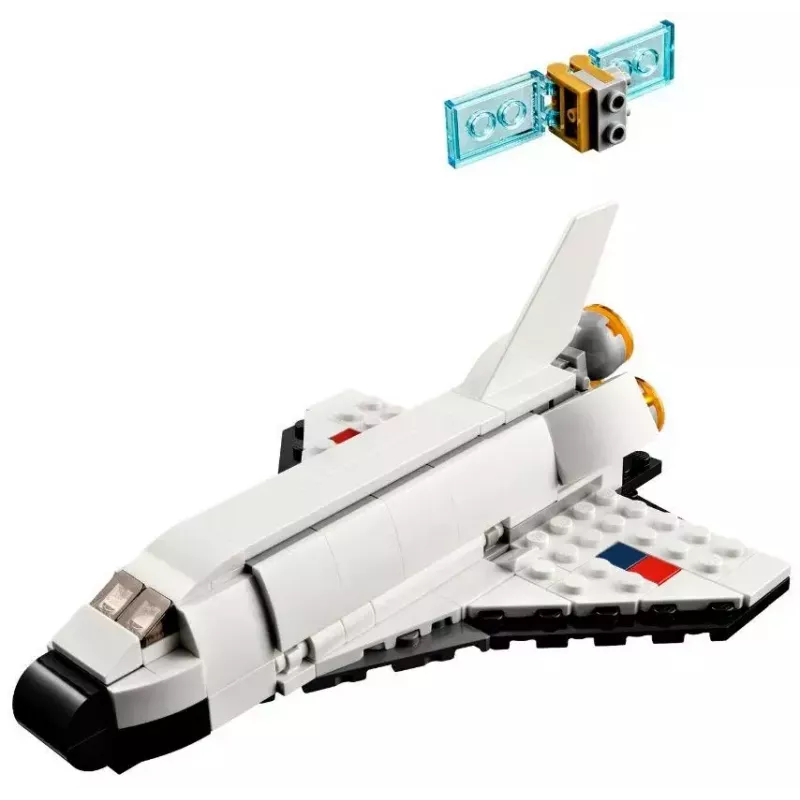 Zestaw konstrukcyjny LEGO Creator 3-w-1 Prom kosmiczny 31134 — 144 elementy, dla dzieci od 6 lat, 160×120×60 mm
