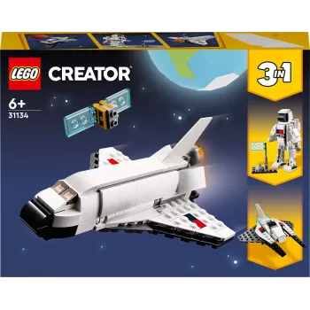 Zestaw konstrukcyjny LEGO Creator 3-w-1 Prom kosmiczny 31134 — 144 elementy, dla dzieci od 6 lat, 160×120×60 mm