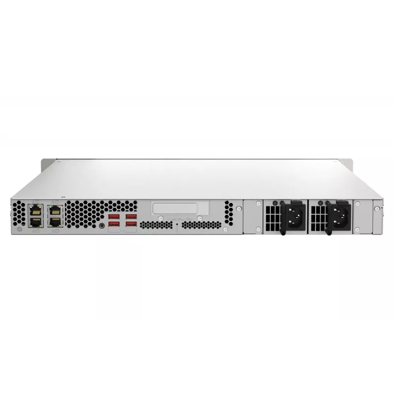 QNAP TS-h987XU-RP NAS Rack (1U) Intel Xeon E E-2334 16 GB DDR4 QuTS hero Czarny, Srebrny
