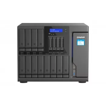 QNAP TS-1655 NAS Tower Intel Atom® C5125 8 GB DDR4 0 TB QNAP Turbo System Czarny