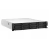 QNAP TS-h1887XU-RP NAS Rack (2U) Intel Xeon E E-2334 16 GB DDR4 0 TB QuTS hero Czarny, Biały