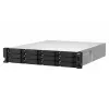 QNAP TS-H1887XU-RP NAS Rack (2U) Intel Xeon E E-2336 32 GB DDR4 0 TB QuTS hero Czarny, Biały