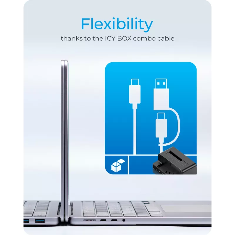 ICY BOX IB-2914MSCL-C31 USB 3.2 Gen 2 (3.1 Gen 2) Type-C Czarny