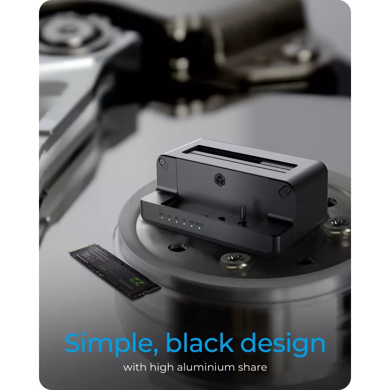 ICY BOX IB-2914MSCL-C31 USB 3.2 Gen 2 (3.1 Gen 2) Type-C Czarny