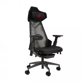 Fotel siatkowy ASUS ROG Destrier Ergo Mesh z oparciem siatkowym, czarny, 720mm 840mm 134cm