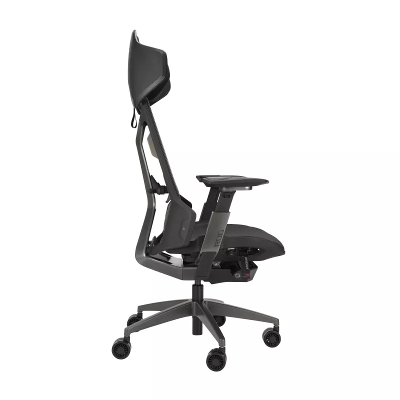 Fotel siatkowy ASUS ROG Destrier Ergo Mesh z oparciem siatkowym, czarny, 720mm 840mm 134cm