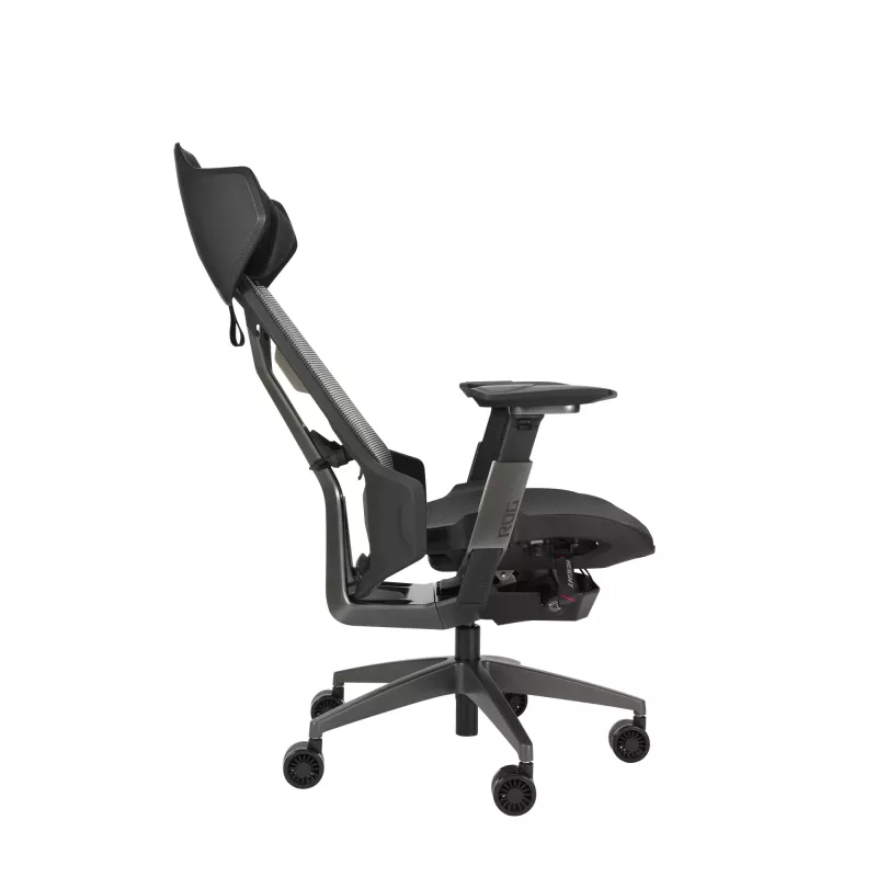 Fotel siatkowy ASUS ROG Destrier Ergo Mesh z oparciem siatkowym, czarny, 720mm 840mm 134cm