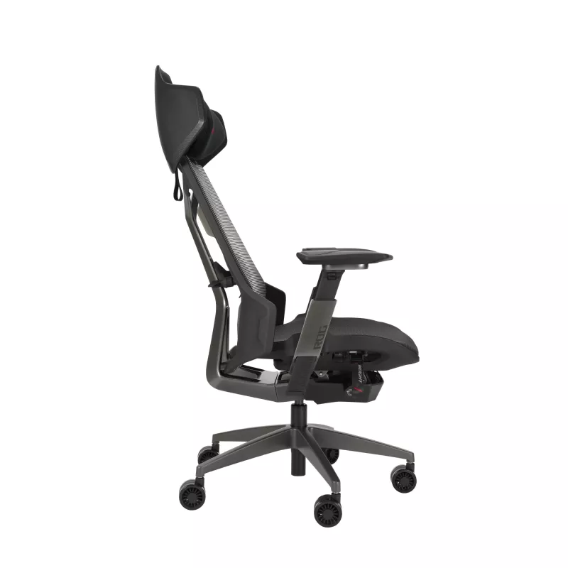 Fotel siatkowy ASUS ROG Destrier Ergo Mesh z oparciem siatkowym, czarny, 720mm 840mm 134cm
