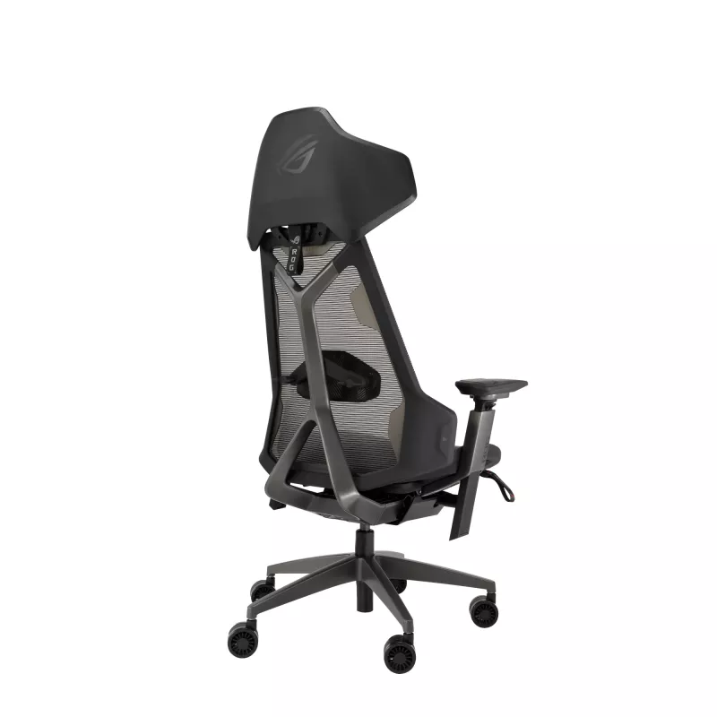 Fotel siatkowy ASUS ROG Destrier Ergo Mesh z oparciem siatkowym, czarny, 720mm 840mm 134cm