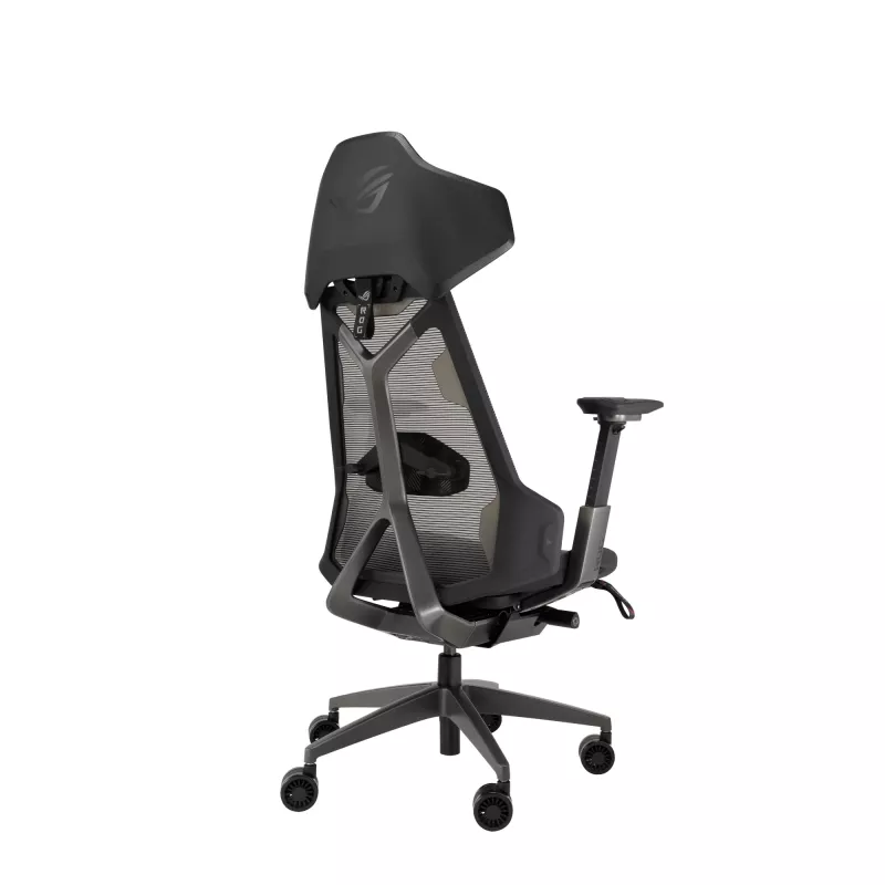 Fotel siatkowy ASUS ROG Destrier Ergo Mesh z oparciem siatkowym, czarny, 720mm 840mm 134cm