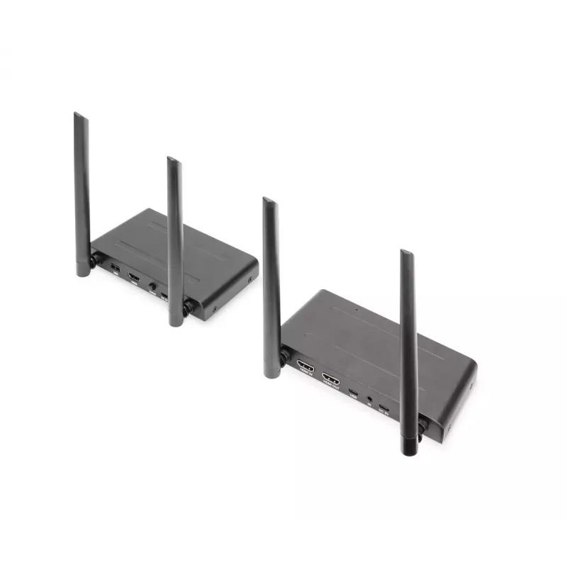Zestaw przedłużaczy HDMI KVM DIGITUS Wireless 200 m, Full HD