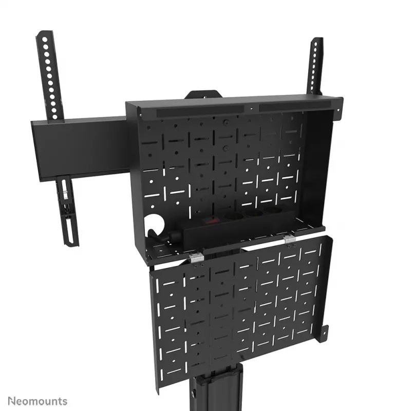Neomounts FL50S-825BL1 wózek pod telewizor 37-75 cali - TÜV, Czarny, Stały stojak podłogowy, Stal, 70 kg, 94 cm (37 cali), 190,5 cm (75 cali)