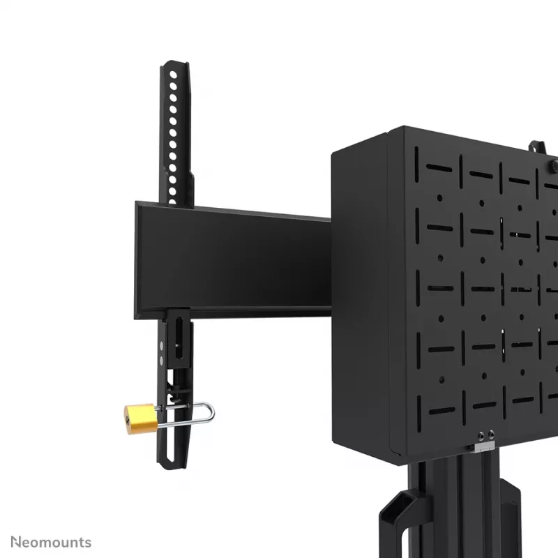 Neomounts FL50S-825BL1 wózek pod telewizor 37-75 cali - TÜV, Czarny, Stały stojak podłogowy, Stal, 70 kg, 94 cm (37 cali), 190,5 cm (75 cali)