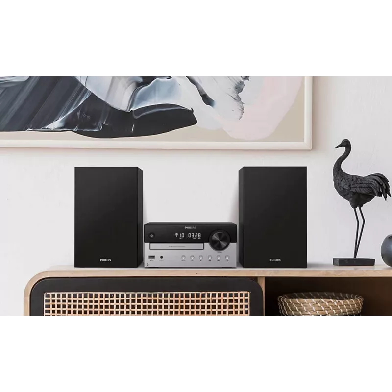 Philips TAM4205 Mikrosystem audio do domu 60 W Czarny, Srebrny