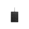 Przewodowa klawiatura numeryczna Kensington, USB, 21, Laptop/PC, czarna