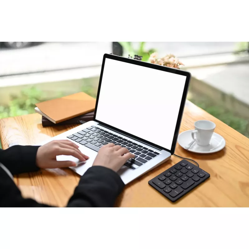 Przewodowa klawiatura numeryczna Kensington, USB, 21, Laptop/PC, czarna