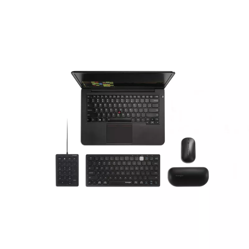 Przewodowa klawiatura numeryczna Kensington, USB, 21, Laptop/PC, czarna