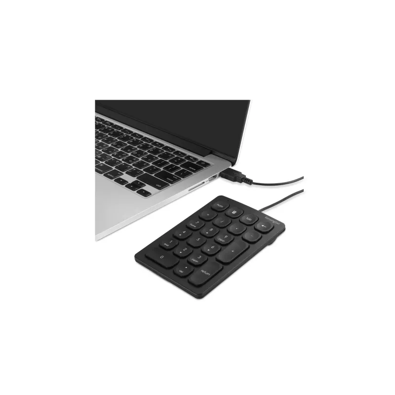 Przewodowa klawiatura numeryczna Kensington, USB, 21, Laptop/PC, czarna
