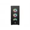 Obudowa PC MSI MAG FORGE 112R Midi Tower Czarna z hartowanym szkłem, 3x120mm przednie wentylatory, obsługa ATX/Micro‑ATX/Mini‑ITX