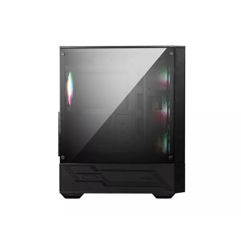 Obudowa PC MSI MAG FORGE 112R Midi Tower Czarna z hartowanym szkłem, 3x120mm przednie wentylatory, obsługa ATX/Micro‑ATX/Mini‑ITX