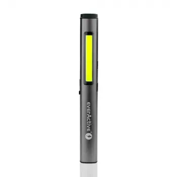 everActive PL-350R ładowalna latarka warsztatowa LED z UV i laserem, 350 lm, IP54