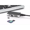Czytnik kart DIGITUS USB 3.0 obsługujący karty MS/SD/SDHC/MiniSD/M2/CF/MD/SDXC z kablem połączeniowym USB A 1M