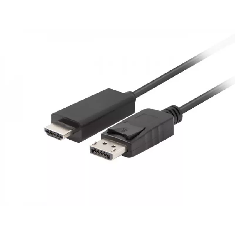 LANBERG Adapter przejściówka kabla DisplayPort HDMI czarny