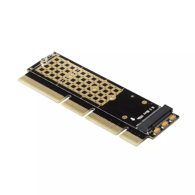 Axagon PCEM2-1U PCIe x16/x8/x4 - adapter M.2 NVMe M-key 1U