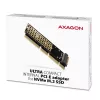 Axagon PCEM2-1U PCIe x16/x8/x4 - adapter M.2 NVMe M-key 1U