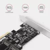 Kontroler Axagon PCES-SA4M2 PCIe 2x wewnętrzny port SATA 6G + M.2 B-key karty interfejsowe/adapter M.2, SATA