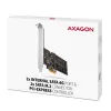Kontroler Axagon PCES-SA4M2 PCIe 2x wewnętrzny port SATA 6G + M.2 B-key karty interfejsowe/adapter M.2, SATA