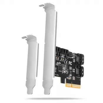 Kontroler PCIe Axagon PCES-SA4X4 - 4x wewnętrzne porty SATA 6G, ASM1164, SP i LP