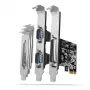 Axagon PCEA-PSN PCIe - 1x paralel & 2x serial port 250 kbps adapter w. SP & LP