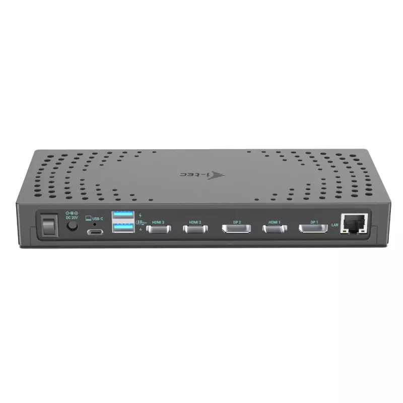 i-tec USB 3.0 / USB-C / Thunderbolt, 3x 4K Docking Station Gen 2 + Power Delivery 100W