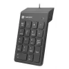 Klawiatura numeryczna NATEC GOBY 2 USB 18‑klawiszowa membranowa Czarny — przewodowa USB, 18 klawiszy, kabel 1,5 m, obudowa ABS