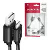 Kabel USB Axagon BUCM-AM10TB USB 2.0 0,6m USB C USB A Czarny