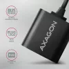 Zewnętrzny adapter audio USB AXAGON ADA-12 z 1x gniazdem 3,5 mm dla słuchawek i mikrofonu