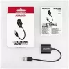 Zewnętrzny adapter audio USB AXAGON ADA-12 z 1x gniazdem 3,5 mm dla słuchawek i mikrofonu