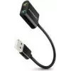 Zewnętrzny adapter audio USB AXAGON ADA-12 z 1x gniazdem 3,5 mm dla słuchawek i mikrofonu