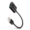 Zewnętrzny adapter audio USB AXAGON ADA-12 z 1x gniazdem 3,5 mm dla słuchawek i mikrofonu