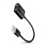 Zewnętrzny adapter audio USB AXAGON ADA-12 z 1x gniazdem 3,5 mm dla słuchawek i mikrofonu