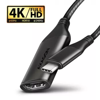 Adapter Axagon RVC-HI2M USB-C -> HDMI 2.0a 4K/60Hz HDR10